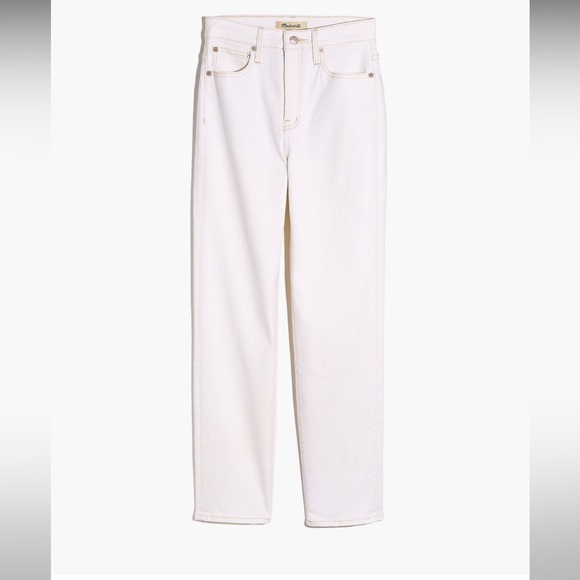 Madewell Classic Straight in Tile White - Picture 2 of 5